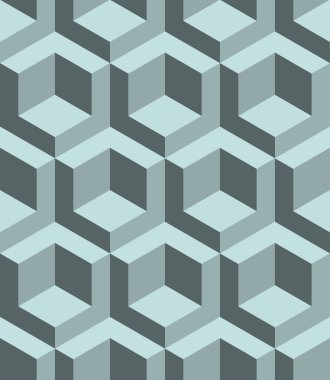 Sorunsuz 3d desen cubes