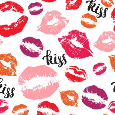 Öpücük dudaklar Desenini Yazdır