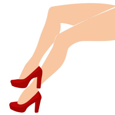 kadın ayakları üzerinde yüksek topuk ayakkabı 