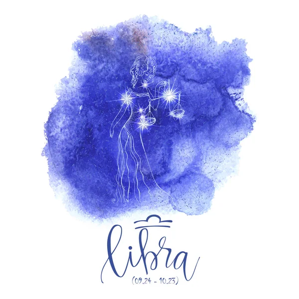 Signo de astrologia Libra — Vetor de Stock