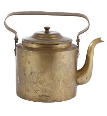 Vintage cooper çaydanlık