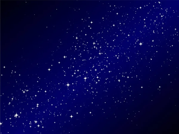 Vía Láctea, el cielo sobre nosotros — Vector de stock