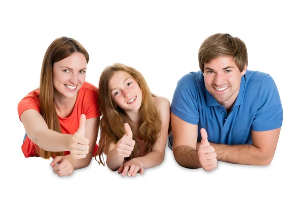 Portrait d'un couple avec leur fille — Photo