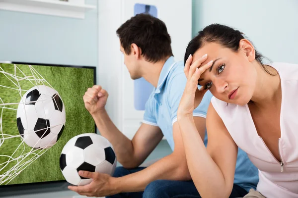 Busy Man Addicted To Videogame — Stock Photo, Image
