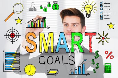 işadamı çizim kavramı 