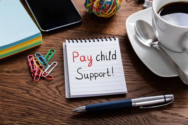 Betalen kind ondersteuning Concept — Stockfoto