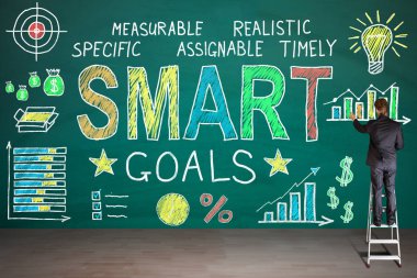 İş kişi çizim kavramı 