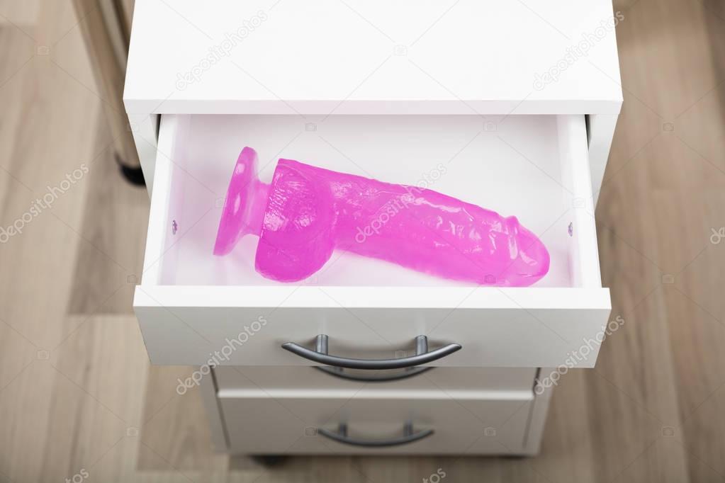 Sex Toy Under Desk
