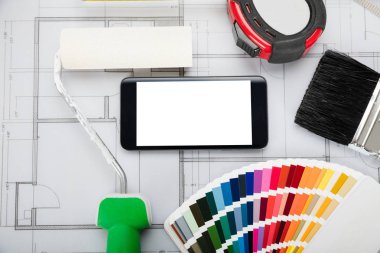 Telefon gösteren boş ekran