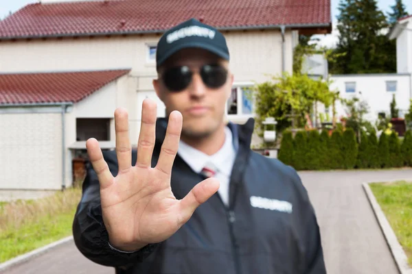 Veiligheid maken Stop gebaar — Stockfoto