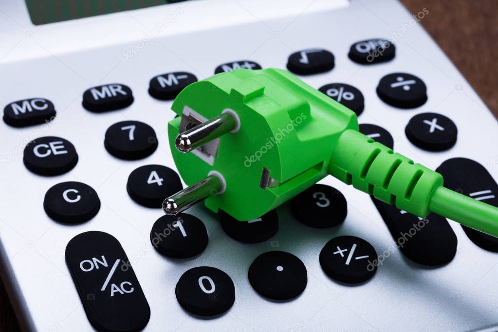 Electric Cable On Calculator