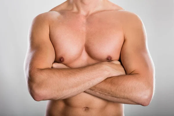 Man With Muscular Build — Stock Photo, Image