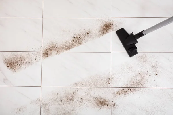 Vacuuming Dust Of Floor — Stock Photo, Image