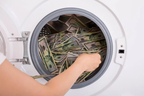 Money In Washing Machine