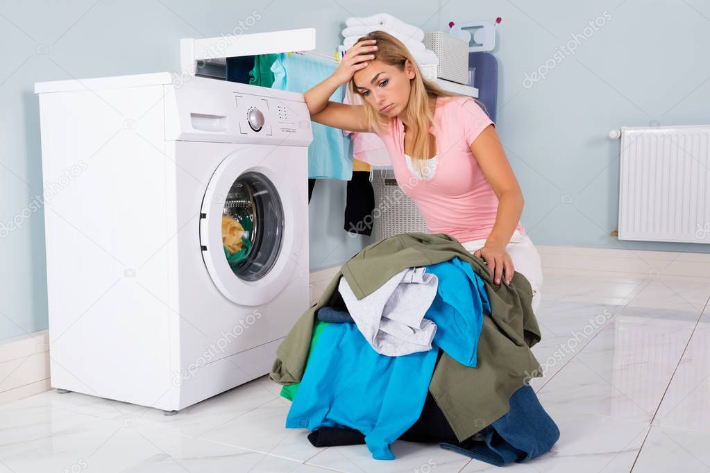 Woman Looking At Clothes