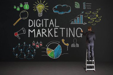 işadamı çizim kavramı