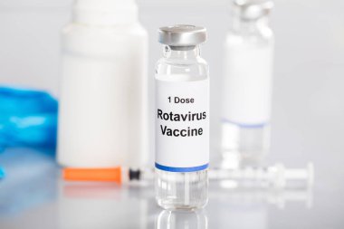 Rotavirus Vaccine With Medicines clipart