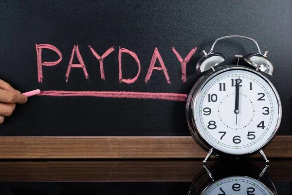 Payday έννοια στον μαυροπίνακα — Φωτογραφία Αρχείου
