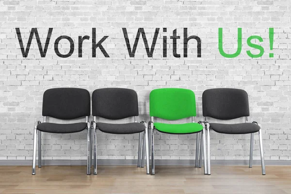 Work With Us Concept — Stock Photo, Image