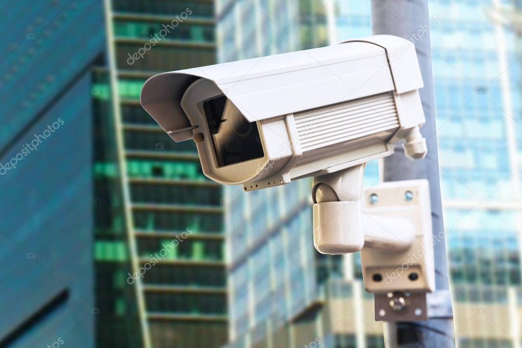 Security Camera Outside Building