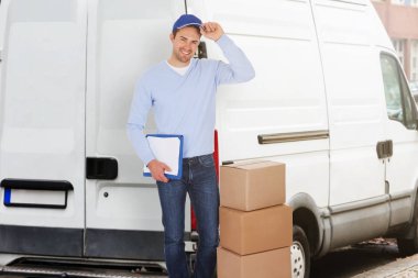 Teslimatçı parsel ile