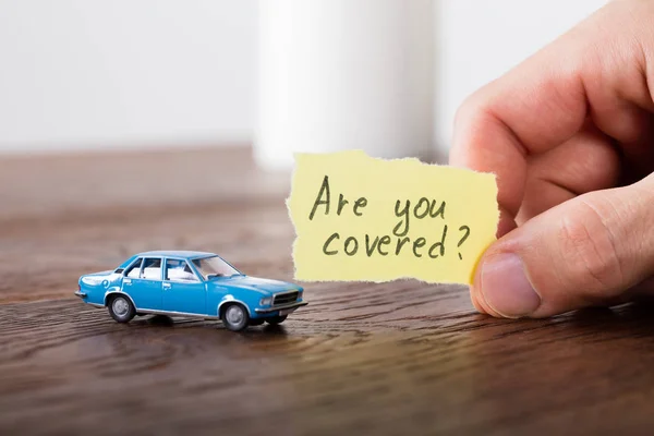 Are You Covered text — Stock Photo, Image