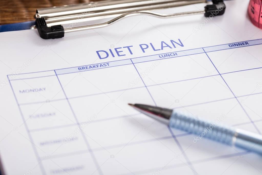 Diet Plan Form