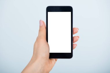 Kadın el Holding Mobilephone