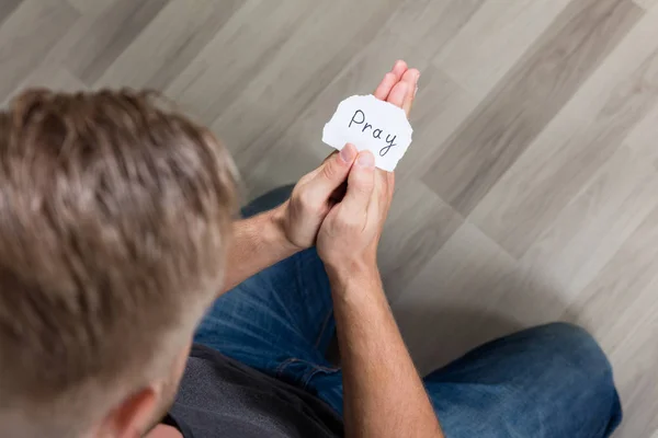 Papel con oración de texto — Foto de Stock