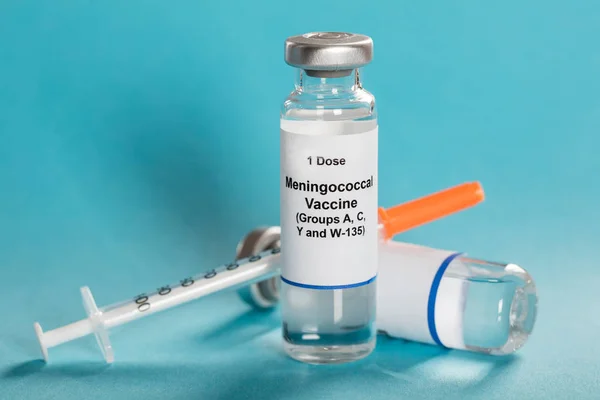 Flaconcini di vaccino meningococcico — Foto Stock