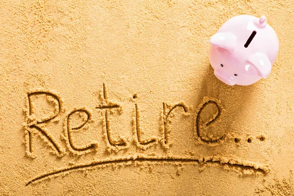 Concetto di risparmio pensionistico — Foto Stock