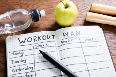 Not defterinde egzersiz planı