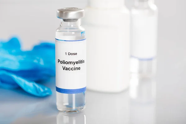 Poliomyelitis Vaccine In Vial — Stok Foto