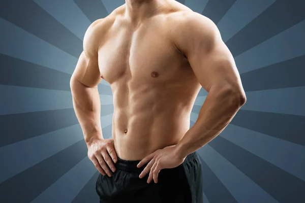 Muscular Male Body — Stock Photo, Image