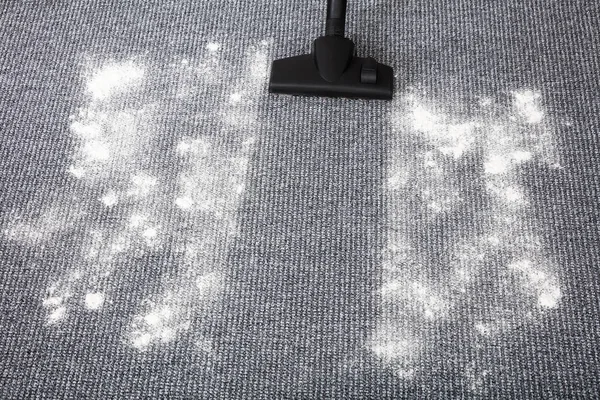 Vacuum Cleaner Cleaning Carpet — Stock Photo, Image