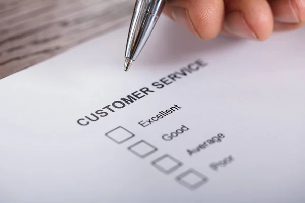 Customer Service Form — Stock Photo, Image