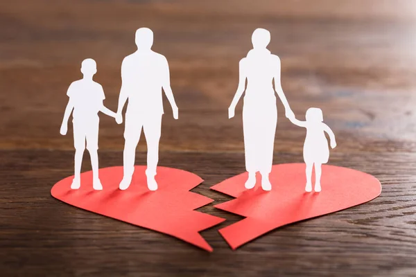 Family Paper Cut — Stock Photo, Image