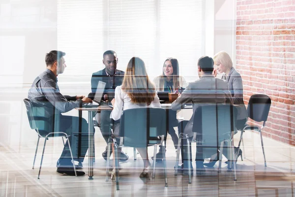 Diverse Group Businesspeople Workplace Office — Stock Photo, Image