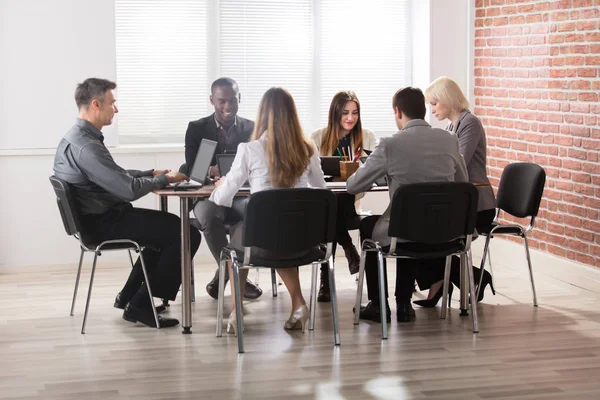 Diverse Group Businesspeople Workplace Office — Stock Photo, Image