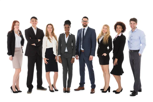 Portret van gelukkig ondernemers — Stockfoto