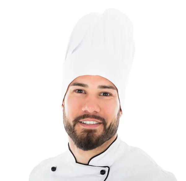 Портрет щасливого кухаря — стокове фото