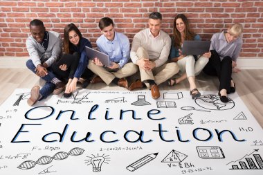 Online Eğitim Plan seyir mutlu farklı kişilik grup