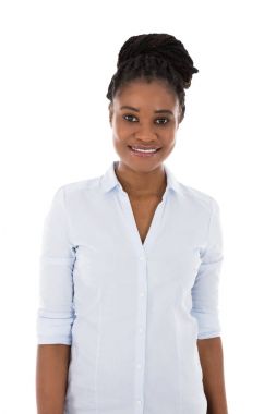 Mutlu Afrika üniversite öğrencisi