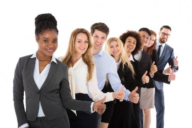 El hareketi kendine güvenen iş adamları