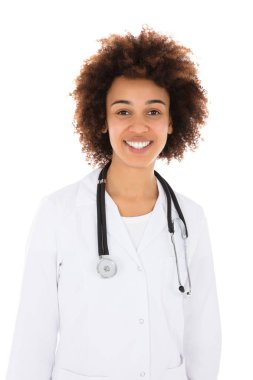 Kendine güvenen genç kadın doktor
