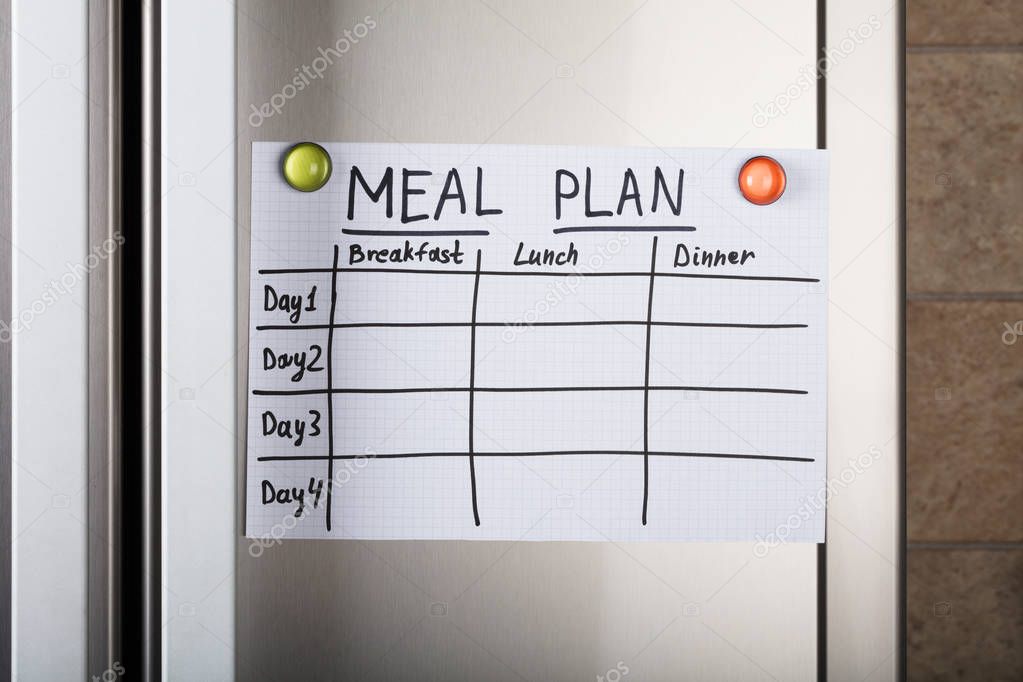 Daily Meal Plan Paper