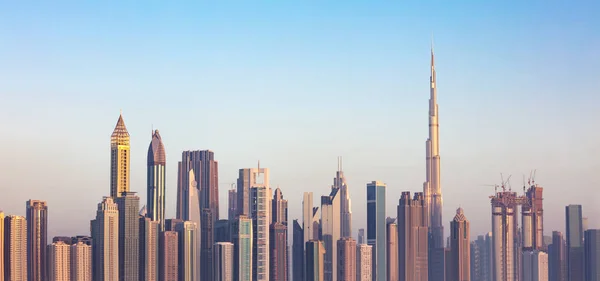 Futuristic Dubai Skyline — Stock Photo, Image