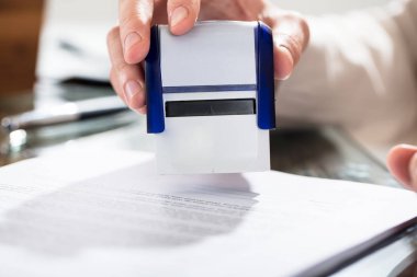 Belge damgalama kişi