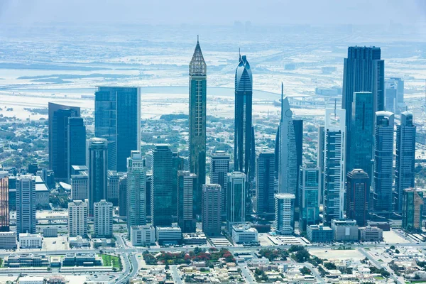 Futuristic Dubai Skyline — Stock Photo, Image