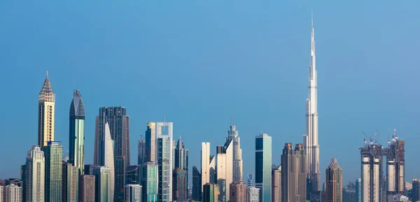 Futuristic Dubai Skyline — Stock Photo, Image